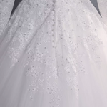 Long Sleeve Lace Floor Length Wedding Dress