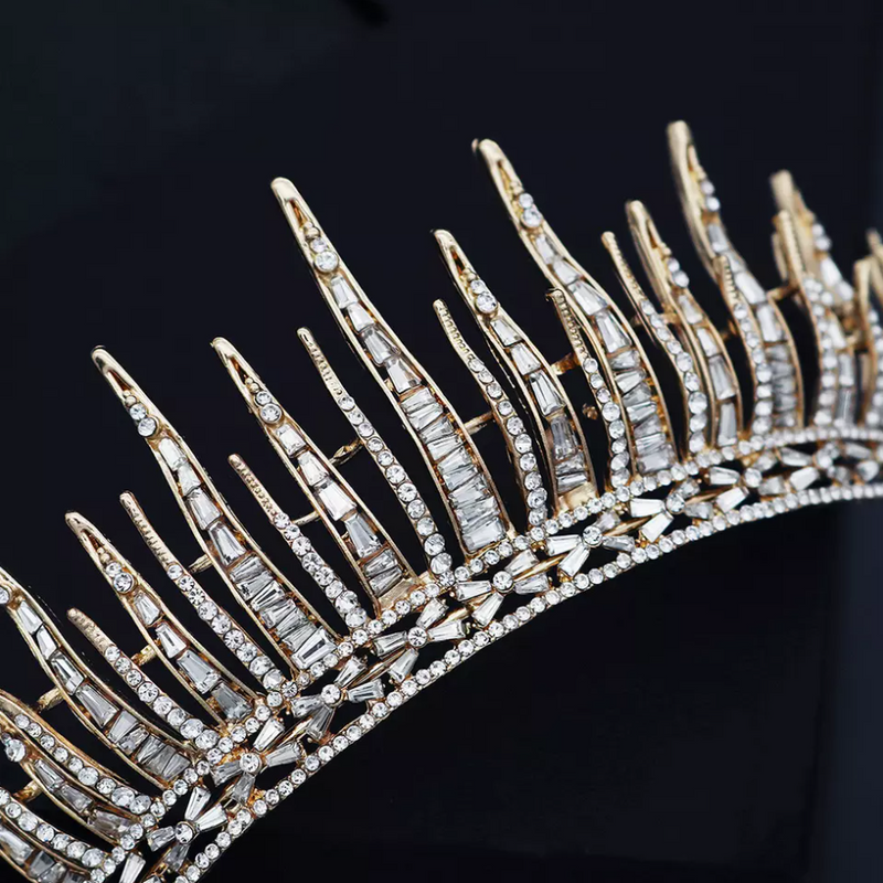 Vintage Rhinestone Wedding Crown
