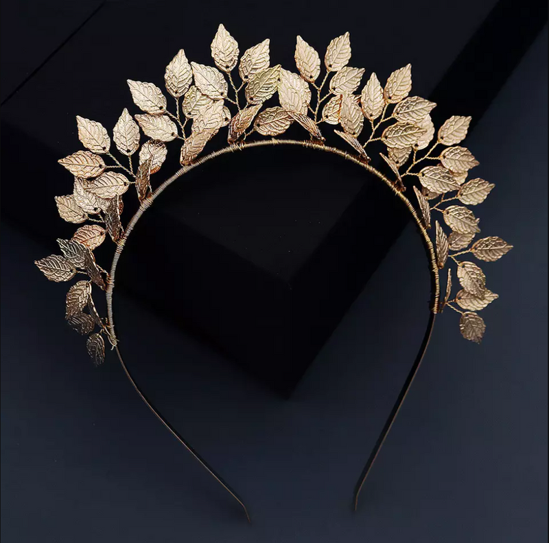 Leaf Baroque Wedding Crown