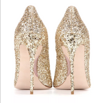 Pump Pointed Toe Glitter Wedding Shoes