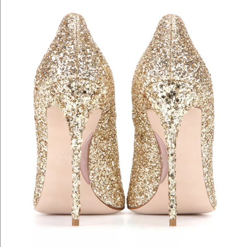 Pump Pointed Toe Glitter Wedding Shoes