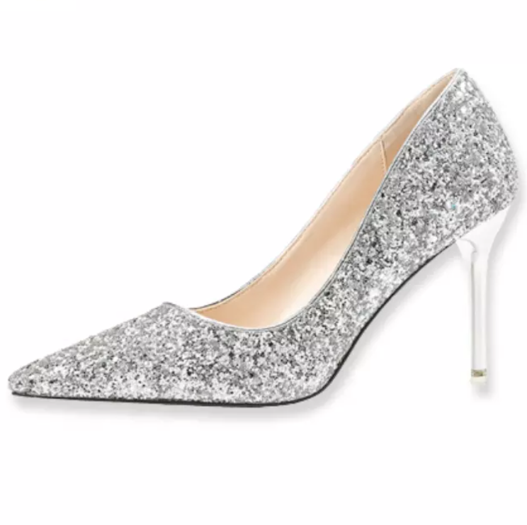 Pump Glitter Wedding Shoes