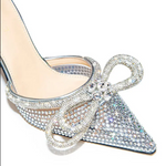Stiletto Rhinestone Knot Wedding Shoes